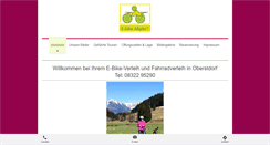 Desktop Screenshot of e-bike-allgaeu.de
